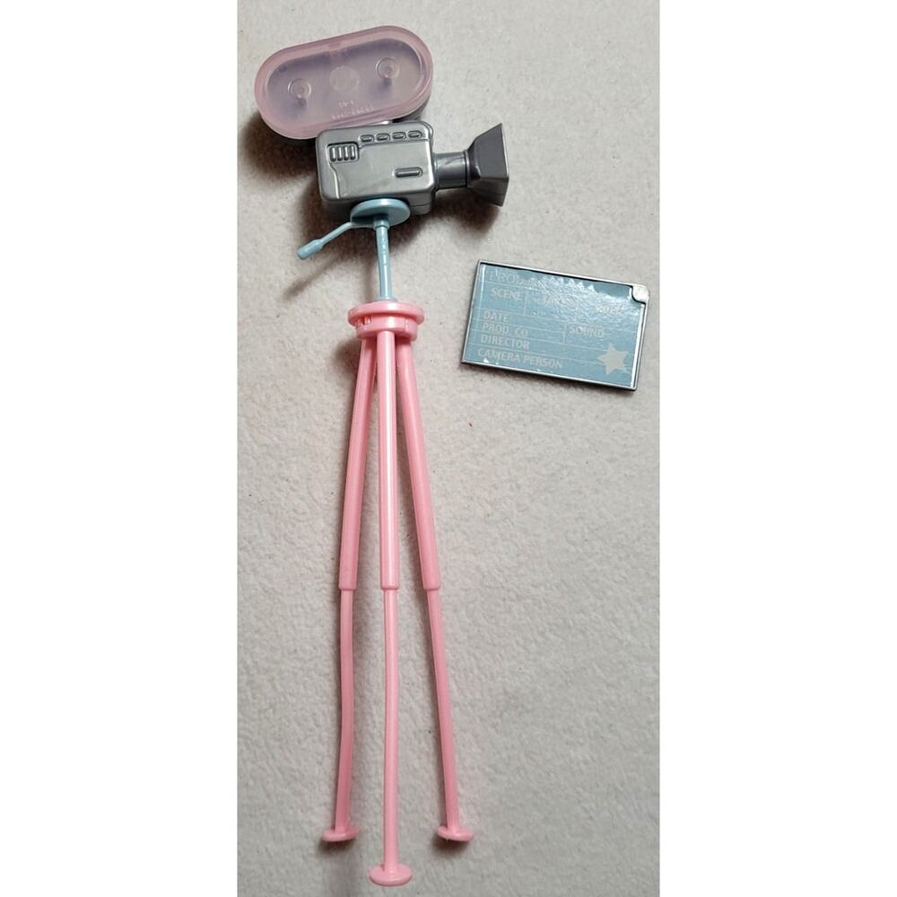 Mattel Barbie Movie Star Teresa 2003 Camera Tripod Clapper Board Accessory